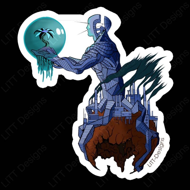 Ruins Sticker