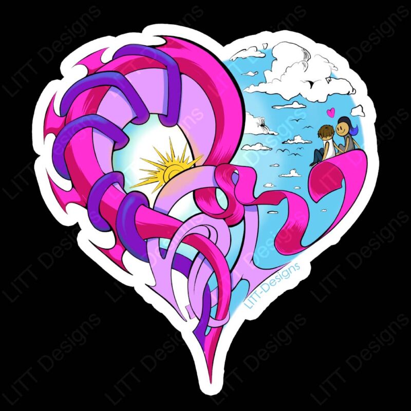 Heart Sticker