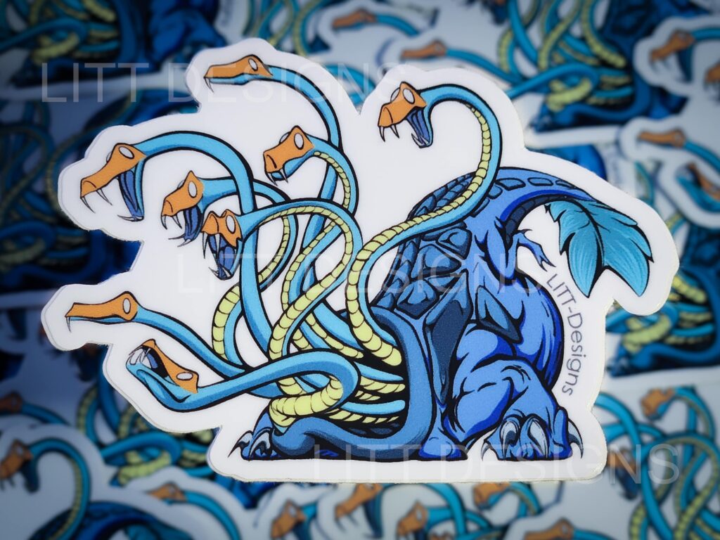 Hydra Sticker | LITT Designs