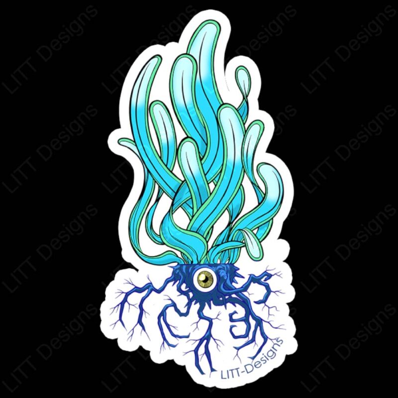 Onion Monster Sticker