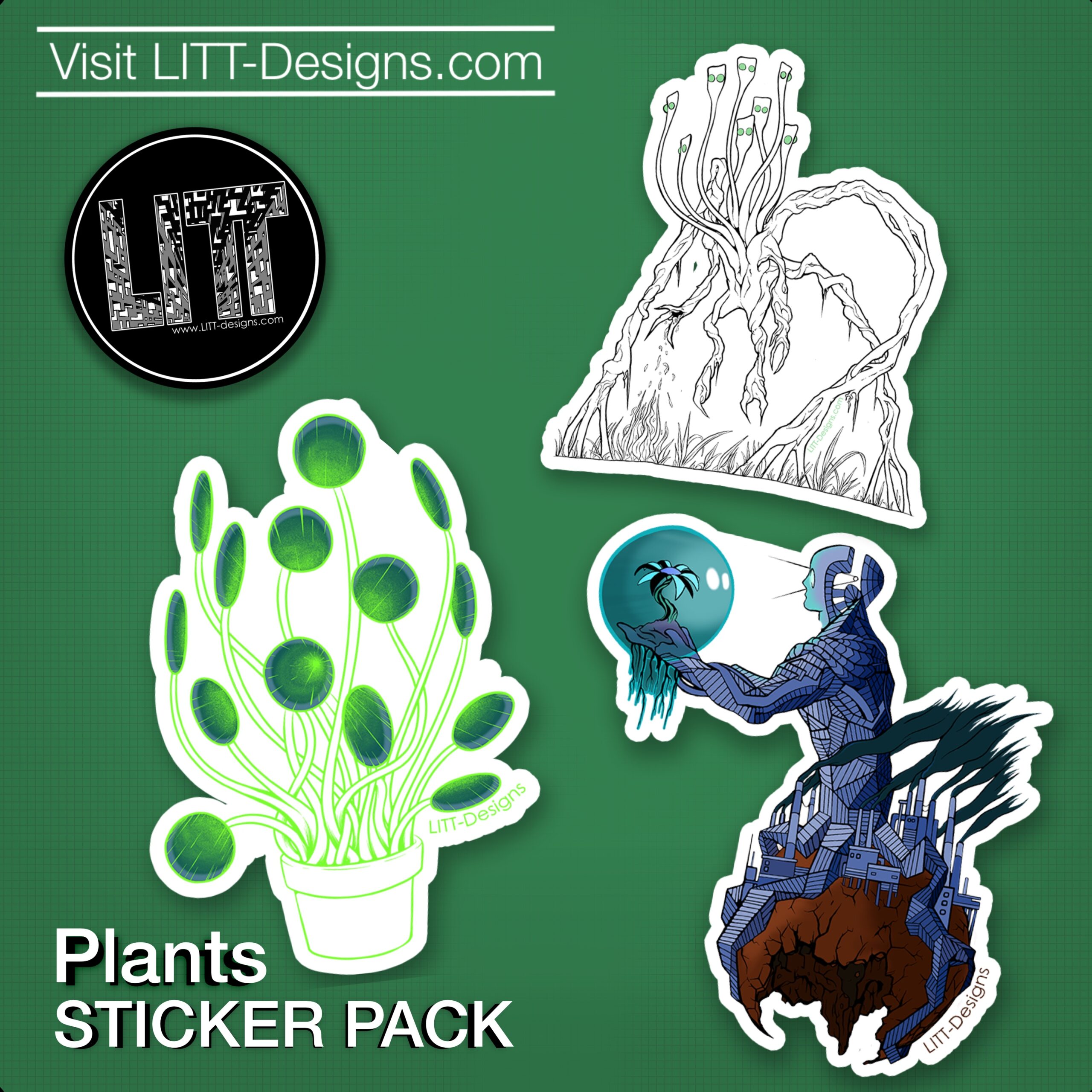 The Plants Sticker Pack