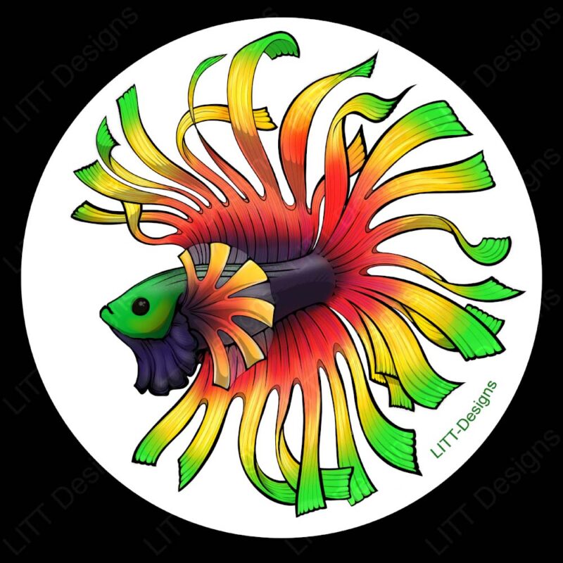 Bob the Betta Sticker