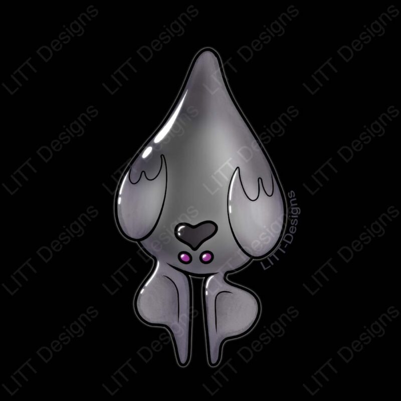 Bat Droplet Digital Illustration