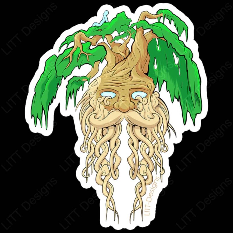 Root Beard Vinyl Sticker