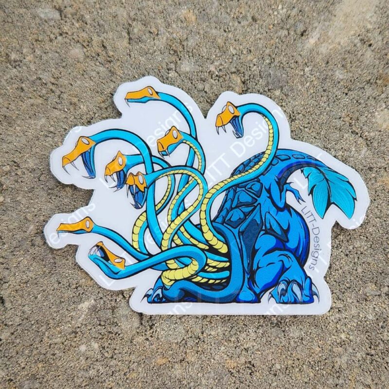 Hydra Dragon Sticker Photo