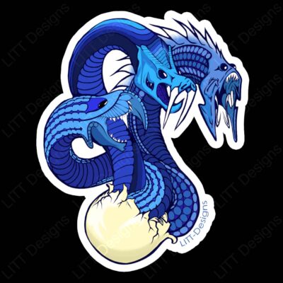 Egg Dragons Vinyl Sticker