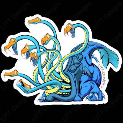 Hydra Dragon Vinyl Sticker