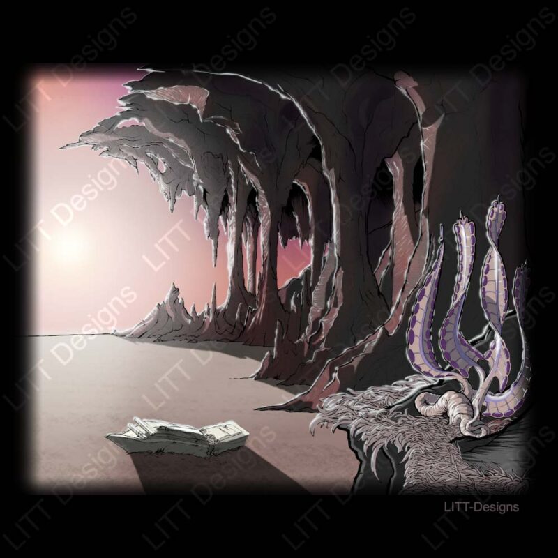 Caves Digital Illustration