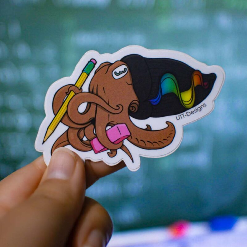 Colorfish Cuttlefish Sticker Photo