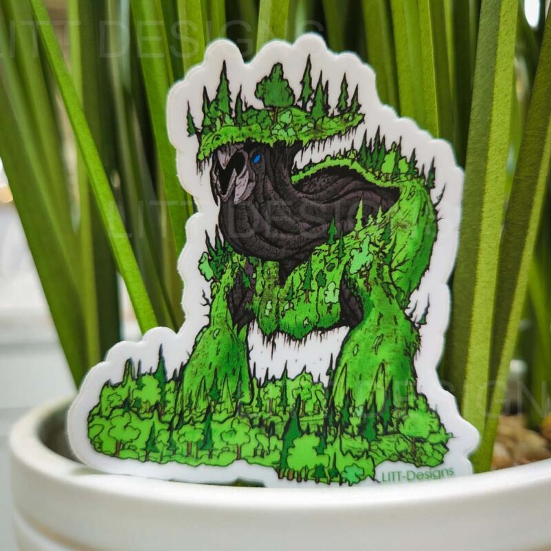 Mountain Dragon Sticker Photo