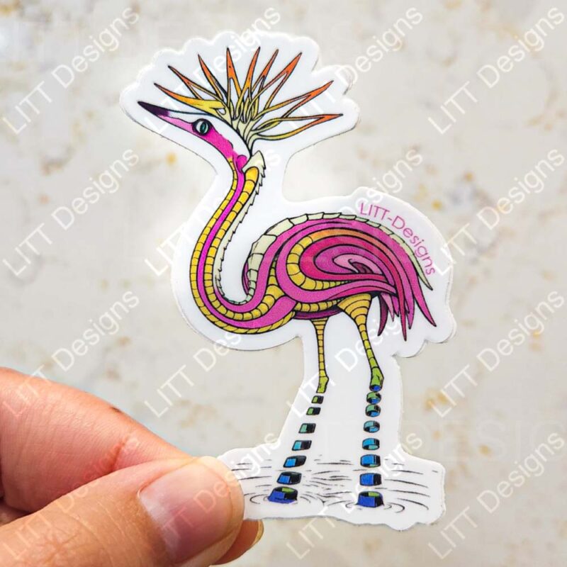 Paradise Bird Sticker Photo