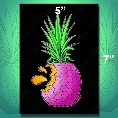 Pink Pineapple 5x7 Print