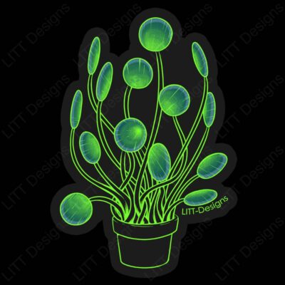 Portals Plant Vinyl Sticker