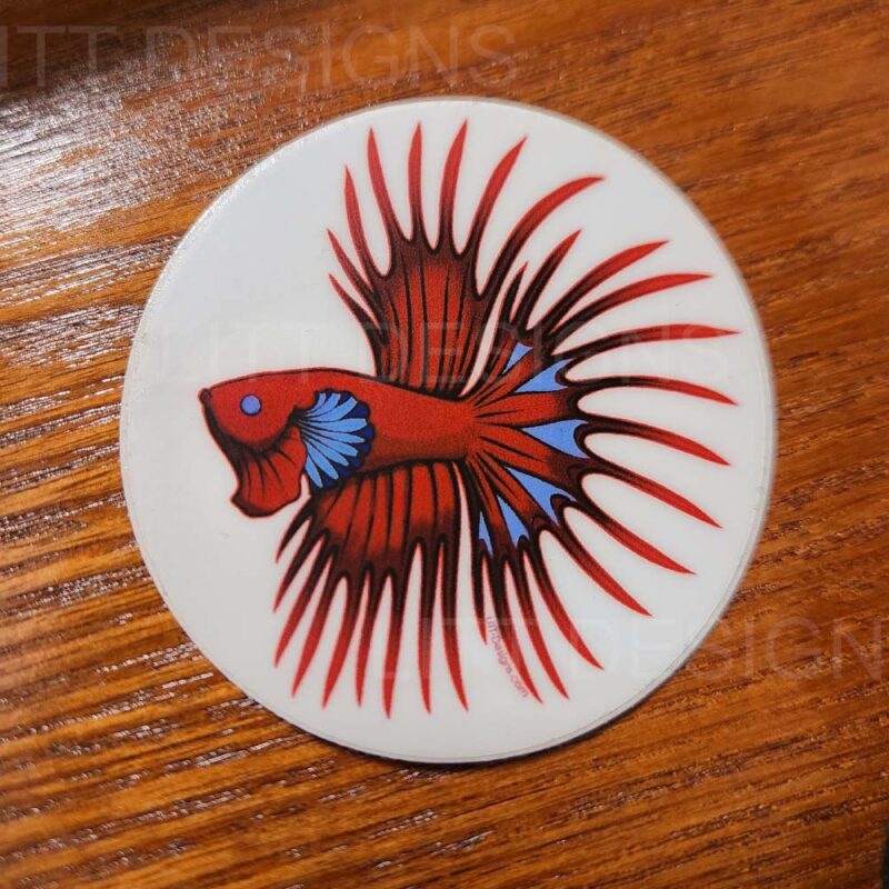 Spike Betta Sticker Photo