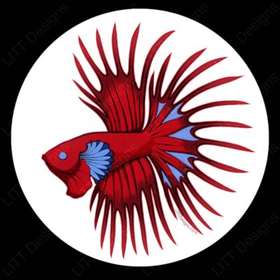 Spike Betta Fish Sticker