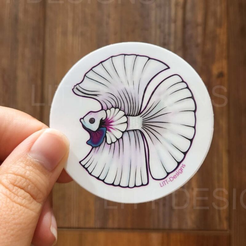 Cthulu Betta Sticker Photo